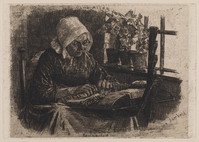 KG 09668
          <br/>
          Kantwerkster te 's Gravemoer
          <br/>
          <em>Veth, Jan (1864-1925)</em>